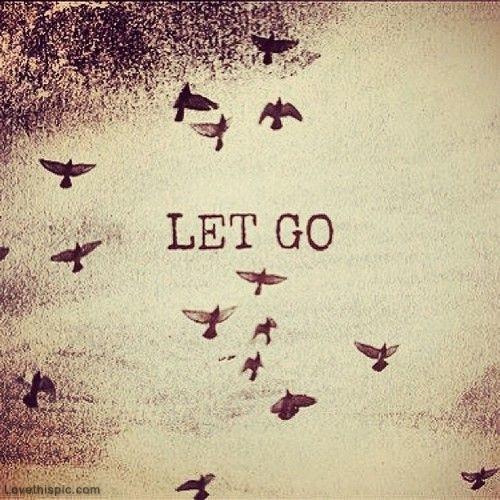 How can I learn to let go of certain things that make me anxious?