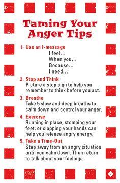 How can I stop being angry?