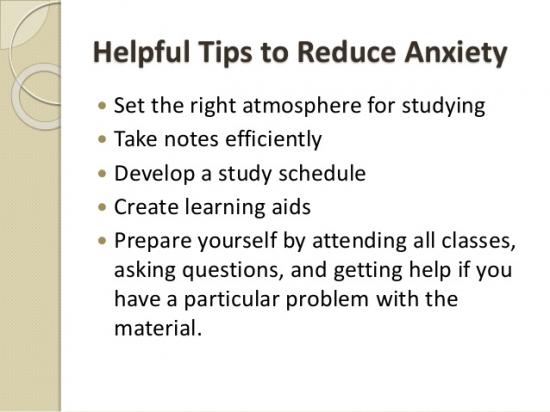 How to focus on study/work when we are anxious?