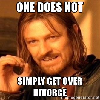 I can't get over my divorce. What should I do?